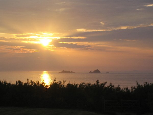 The Quies at sunset