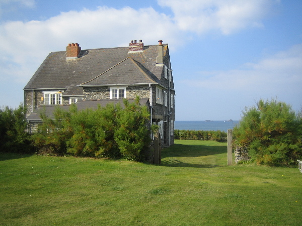 House viewed from the top garden