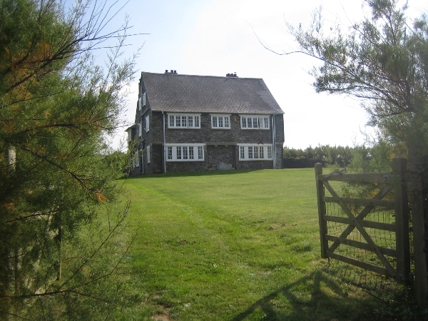 House from the front gate